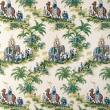 BRUNSCHWIG & FILS 8024104.315.0 BEAUPORT PROMENADE FOREST Fabric - Eade's Wallpaper