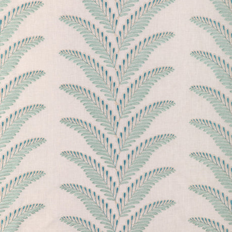 BRUNSCHWIG & FILS 8024109.13.0 FOUGERE EMB AQUA Fabric - Eade's Wallpaper