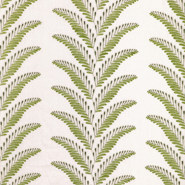 BRUNSCHWIG & FILS 8024109.31.0 FOUGERE EMB LEAF Fabric - Eade's Wallpaper