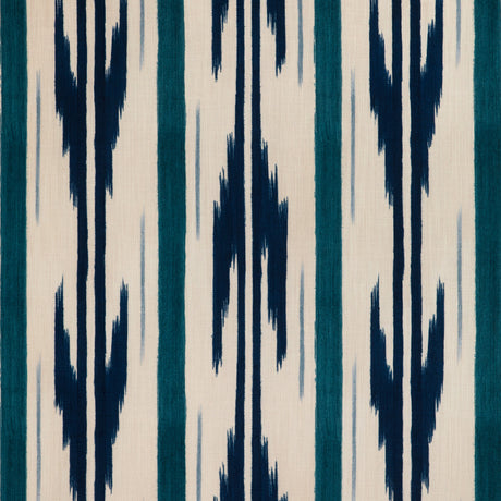 BRUNSCHWIG & FILS 8024111.55.0 LE MISTRAL PRINT INDIGO Fabric - Eade's Wallpaper