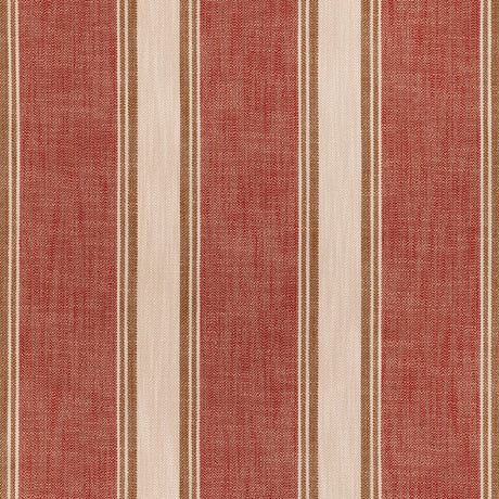 BRUNSCHWIG & FILS 8024120.924.0 LA RIVIERA STRIPE SPICE Fabric - Eade's Wallpaper
