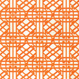 BRUNSCHWIG & FILS 8024122.12.0 PAVILION TRELLIS ORANGE Fabric - Eade's Wallpaper