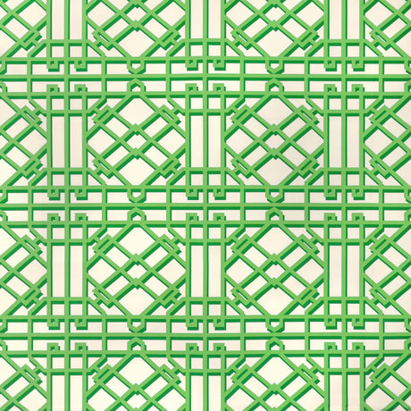 BRUNSCHWIG & FILS 8024122.33.0 PAVILION TRELLIS LEAF Fabric - Eade's Wallpaper