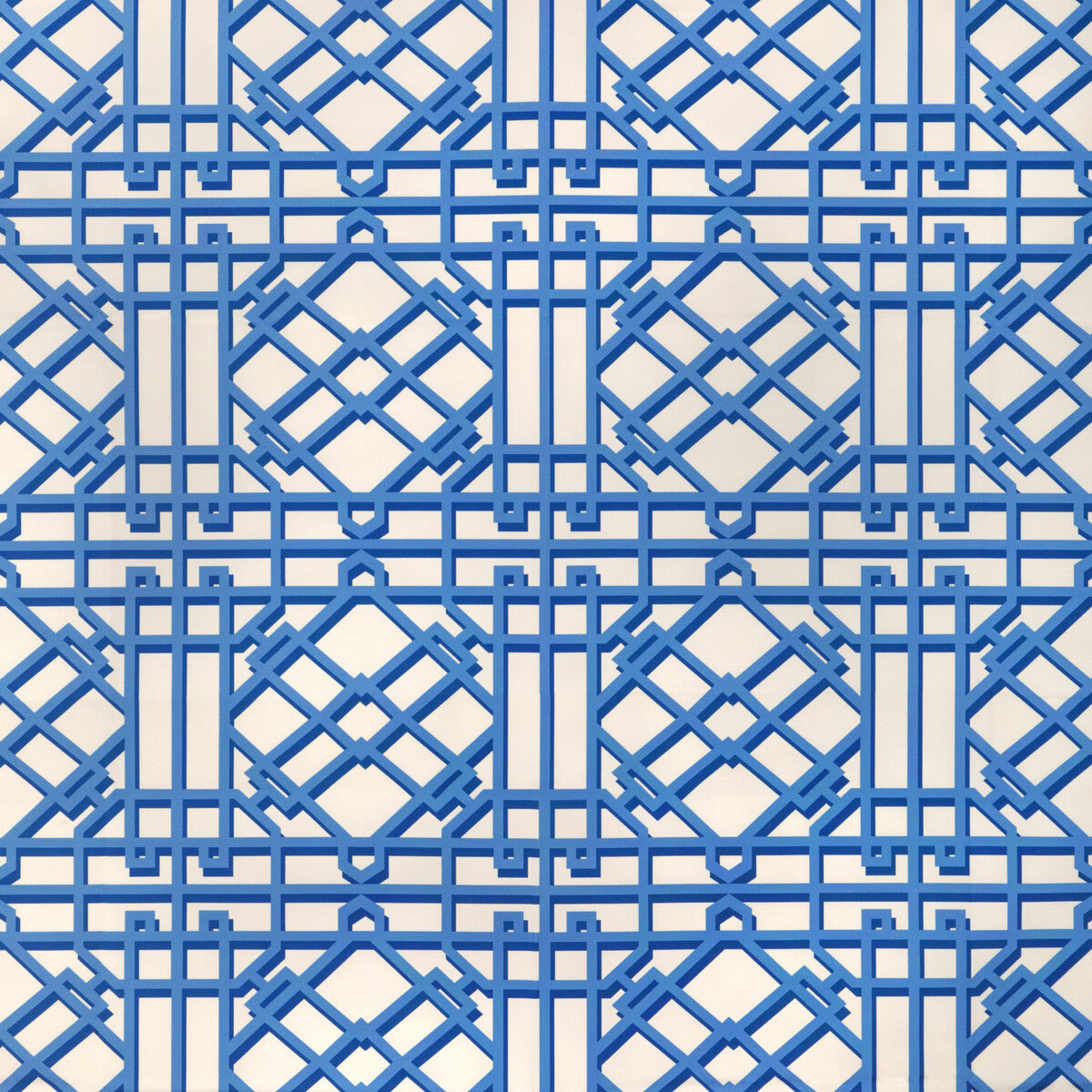 BRUNSCHWIG & FILS 8024122.5.0 PAVILION TRELLIS DELFT Fabric - Eade's Wallpaper