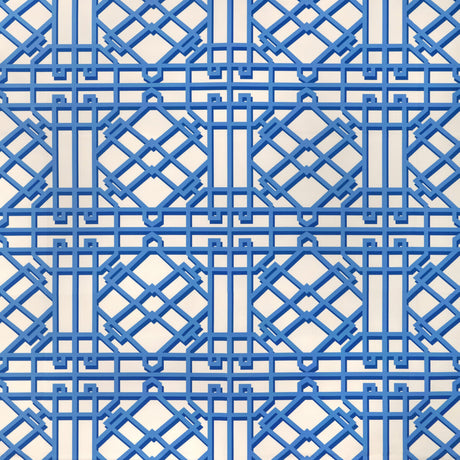 BRUNSCHWIG & FILS 8024122.5.0 PAVILION TRELLIS DELFT Fabric - Eade's Wallpaper