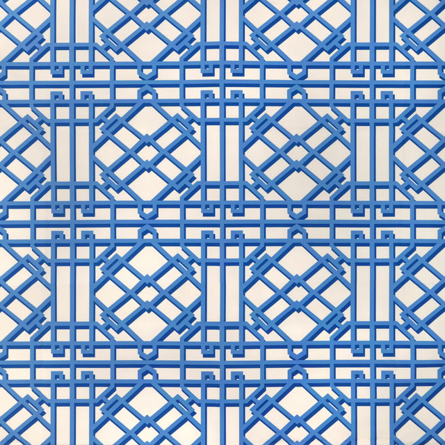 BRUNSCHWIG & FILS 8024122.5.0 PAVILION TRELLIS DELFT Fabric - Eade's Wallpaper