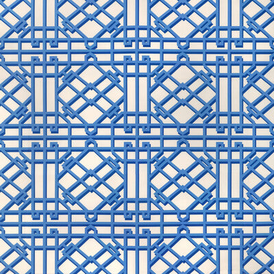 BRUNSCHWIG & FILS 8024122.5.0 PAVILION TRELLIS DELFT Fabric - Eade's Wallpaper