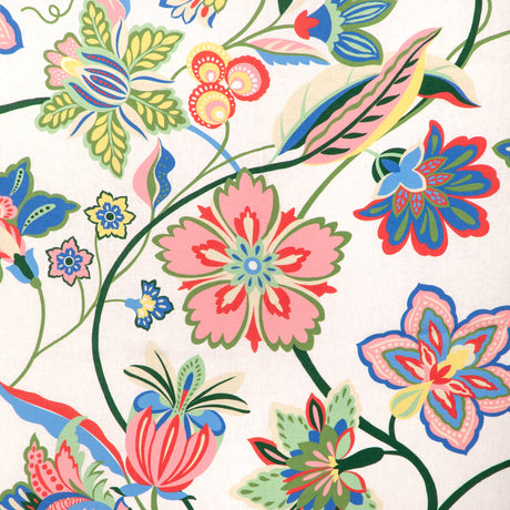 BRUNSCHWIG & FILS 8024123.317.0 BOTANIQUE PRINT MULTI Fabric - Eade's Wallpaper