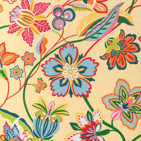 BRUNSCHWIG & FILS 8024123.417.0 BOTANIQUE PRINT SPRING Fabric - Eade's Wallpaper