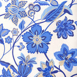 BRUNSCHWIG & FILS 8024123.55.0 BOTANIQUE PRINT BLUE Fabric - Eade's Wallpaper
