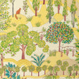 BRUNSCHWIG & FILS 8024124.33.0 FOLKLORE PRINT LEAF Fabric - Eade's Wallpaper