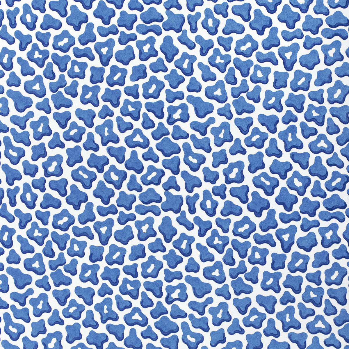 BRUNSCHWIG & FILS 8024125.5.0 GUEPARD PRINT BLUE Fabric - Eade's Wallpaper