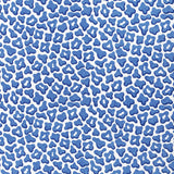 BRUNSCHWIG & FILS 8024125.5.0 GUEPARD PRINT BLUE Fabric - Eade's Wallpaper
