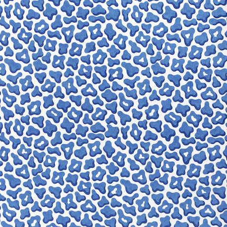 BRUNSCHWIG & FILS 8024125.5.0 GUEPARD PRINT BLUE Fabric - Eade's Wallpaper