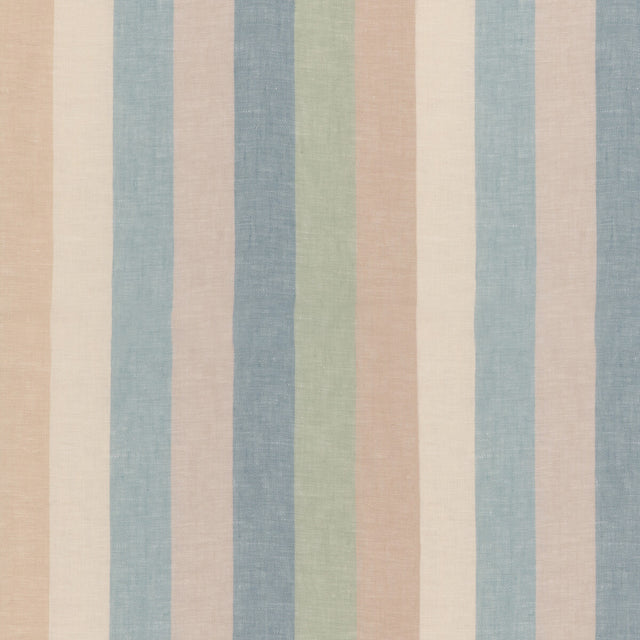 BRUNSCHWIG & FILS 8024127.113.0 PICNIC STRIPE MIST Fabric - Eade's Wallpaper