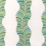 BRUNSCHWIG & FILS 8024129.353.0 ROWAN EMB MARINE Fabric - Eade's Wallpaper