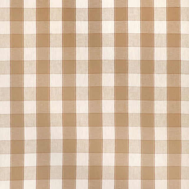 BRUNSCHWIG & FILS 8024138.16.0 CLEMENS CHECK BEIGE Fabric - Eade's Wallpaper