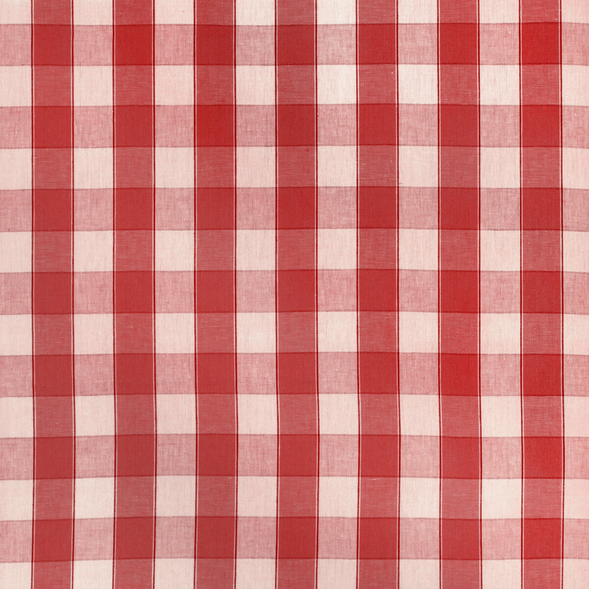 BRUNSCHWIG & FILS 8024138.19.0 CLEMENS CHECK RED Fabric - Eade's Wallpaper