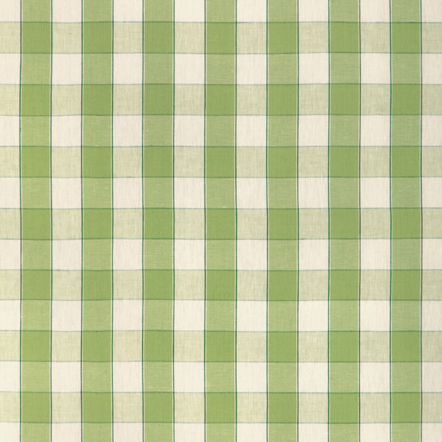 BRUNSCHWIG & FILS 8024138.3.0 CLEMENS CHECK GREEN Fabric - Eade's Wallpaper