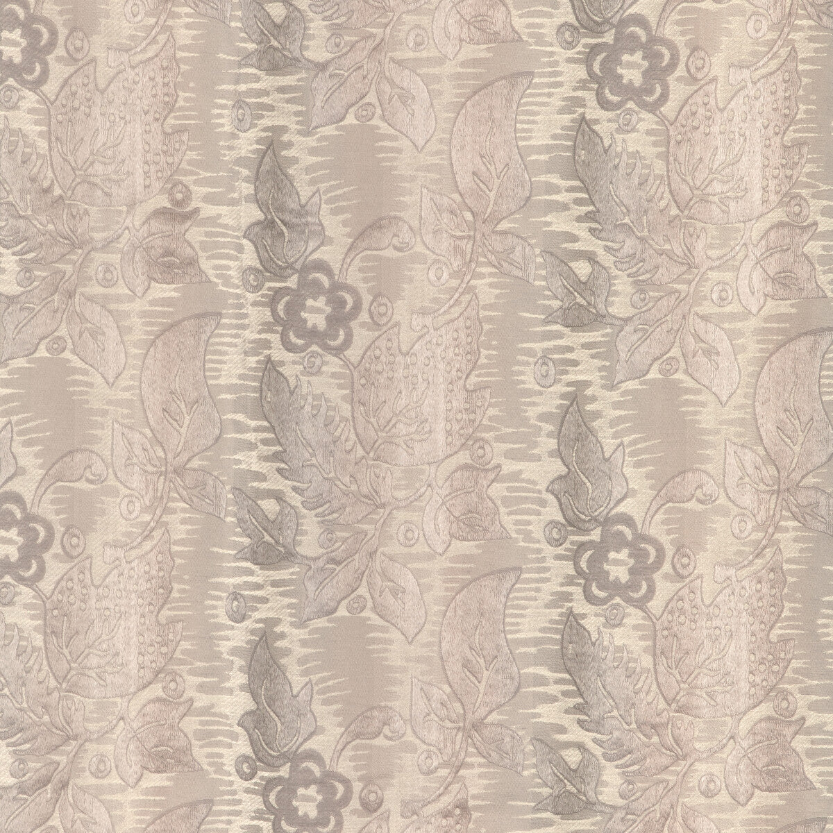 BRUNSCHWIG & FILS 8024140.11.0 PRIMAVERA BROCATELLE FOG Fabric - Eade's Wallpaper
