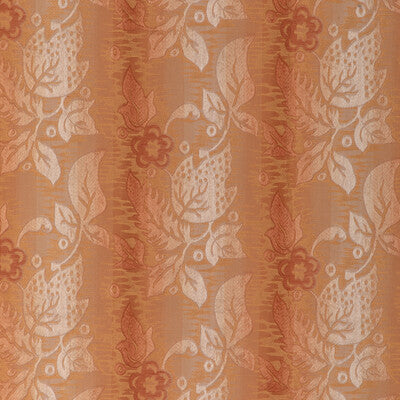 BRUNSCHWIG & FILS 8024140.12.0 PRIMAVERA BROCATELLE APRICOT Fabric - Eade's Wallpaper