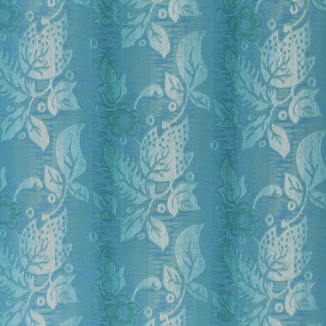 BRUNSCHWIG & FILS 8024140.13.0 PRIMAVERA BROCATELLE AQUA Fabric - Eade's Wallpaper