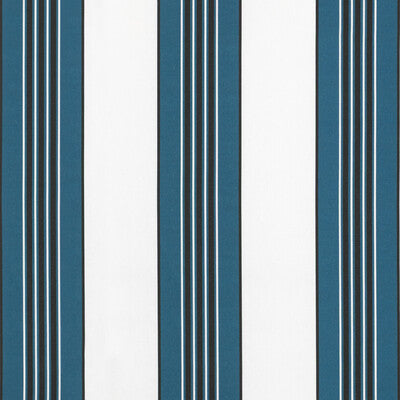 BRUNSCHWIG & FILS RAYURE MARCELLIN 8025113.5.0 in BLUE Wallp