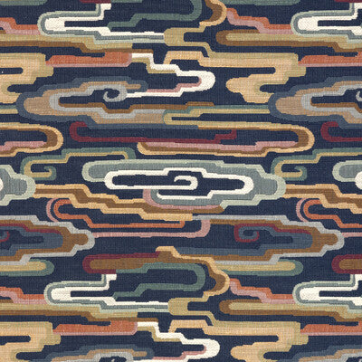 BRUNSCHWIG & FILS NUAGE TAPESTRY 8025119.50.0 in NAVY Fabric