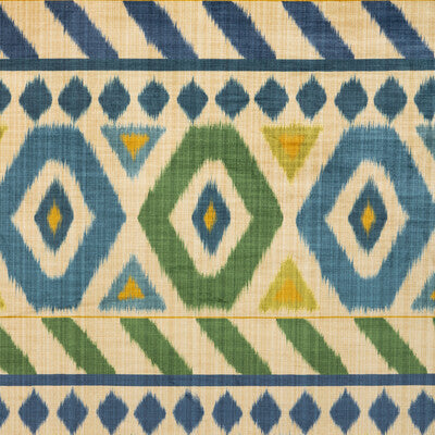 BRUNSCHWIG & FILS UZBEK VELVET 8025124.315.0 in GREEN/BLUE W
