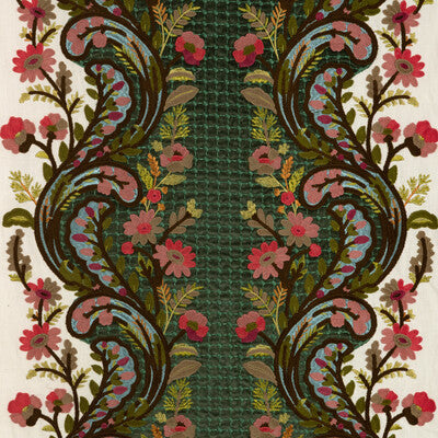 BRUNSCHWIG & FILS VICTORIA EMB 8025126.319.0 in JADE/ROSE Fa
