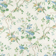 BRUNSCHWIG & FILS LOCKLIN PRINT 8025131.153.0 in LAGOON Fabr