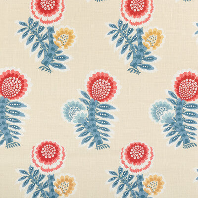 BRUNSCHWIG & FILS KUMALY PRINT 8025132.195.0 in RED/BLUE Fab