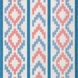 BRUNSCHWIG & FILS SARLAT WARP PRINT 8025135.195.0 in RED/BLU