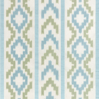 BRUNSCHWIG & FILS SARLAT WARP PRINT 8025135.315.0 in MARINE 