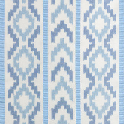 BRUNSCHWIG & FILS SARLAT WARP PRINT 8025135.55.0 in BLUE Wal
