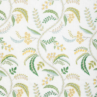 BRUNSCHWIG & FILS GENIVE EMB 8025136.340.0 in VERT/SOLEIL Fa
