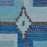 Schumacher Kuzma Blue Fabric - Eade's Wallpaper