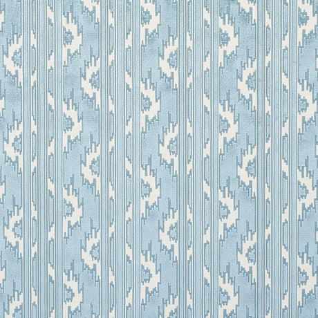 Schumacher Murat Velvet Sky Fabric - Eade's Wallpaper
