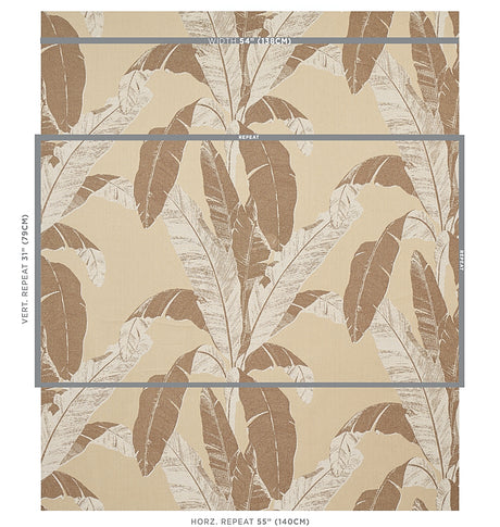Schumacher Erisimo Natural Fabric