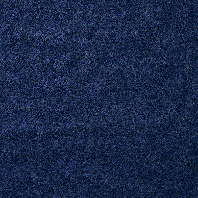 Schumacher Otti Silk Mohair & Wool Navy Fabric - Eade's Wallpaper