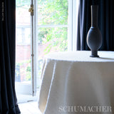 Schumacher Otti Silk Mohair & Wool Ivory Fabric - Eade's Wallpaper