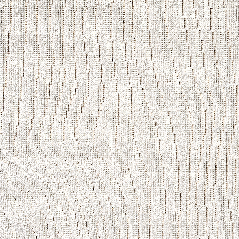 Schumacher Gunta Cut Velvet Ivory Fabric