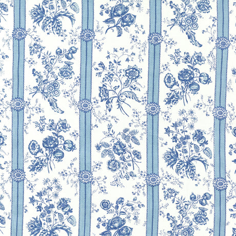 Schumacher 803B39 MADELEINE in DELFT Fabric - RAOUL TEXTILES