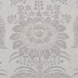Schumacher 80421 GRETA DAMASK in GREY Fabric - NEW TRADITION