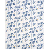 Schumacher Lilla Embroidery Blue Fabric - Eade's Wallpaper
