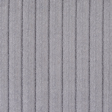 Schumacher Wyatt Corduroy Steel Grey Fabric - Eade's Wallpaper