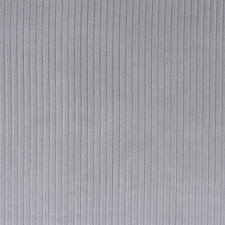 Schumacher Wyatt Corduroy Steel Grey Fabric - Eade's Wallpaper