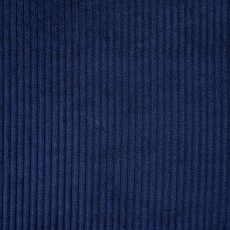 Schumacher Wyatt Corduroy Navy Fabric - Eade's Wallpaper