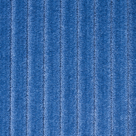 Schumacher Wyatt Corduroy Cadet Blue Fabric - Eade's Wallpaper