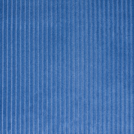 Schumacher Wyatt Corduroy Cadet Blue Fabric - Eade's Wallpaper